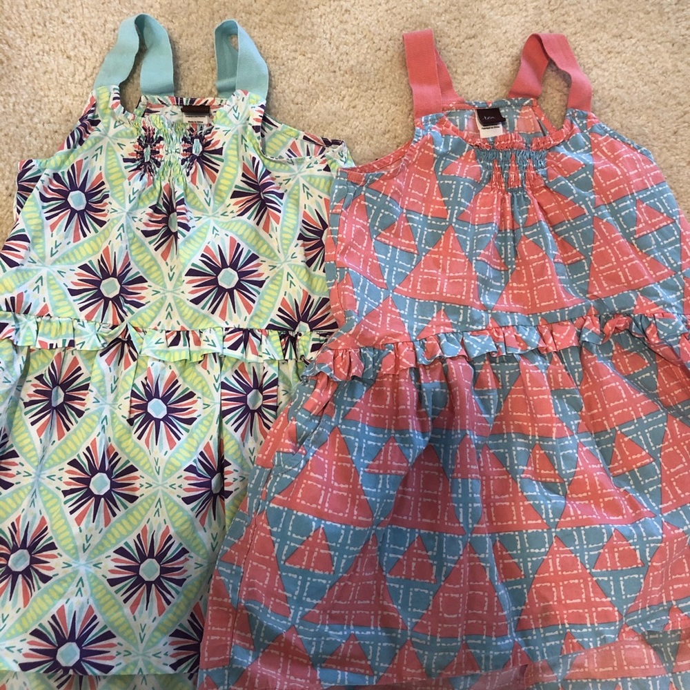 Tea Collection Size 4 set of 2 dresses